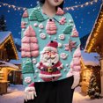 thumbnail image 2 of Fall Saving Talove Long Sleeve Shirts for Women Funny Graphic Sweatshirt Fall Fashion Must Haves Dressy Casual Business Blouses Womens Tops Casual Loose Fit Christmas Shirts, 2 of 6