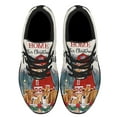 thumbnail image 2 of Cow ChriStas All Hearts Come Home For ChriStas Cattle Jersey Shoes Sneakers Black Size 8.5, 2 of 7