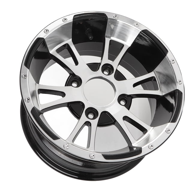 Rimbre de la Rueda de 12 Pulgadas, Aleación de Aluminio a Prueba de ÓXido de 25x8-12 Ruedas para Carrito de