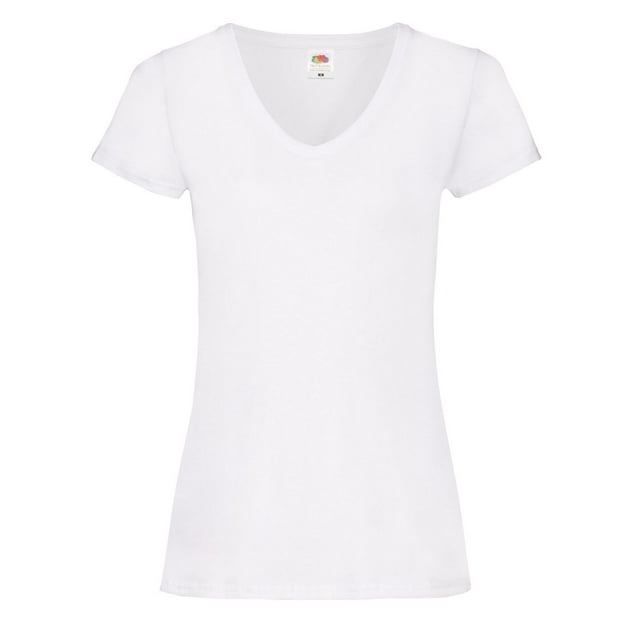 Fruit Of The Loom Womens V Neck Lady Fit T-Shirt