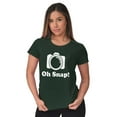 thumbnail image 4 of Oh Snap Camera Snapshot Cute Hobby Women's T Shirt Ladies Tee Brisco Brands S, 4 of 6