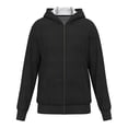 thumbnail image 1 of Sudadera George Talla EG Lisa Interior Polar con Capucha Negro, 1 of 4