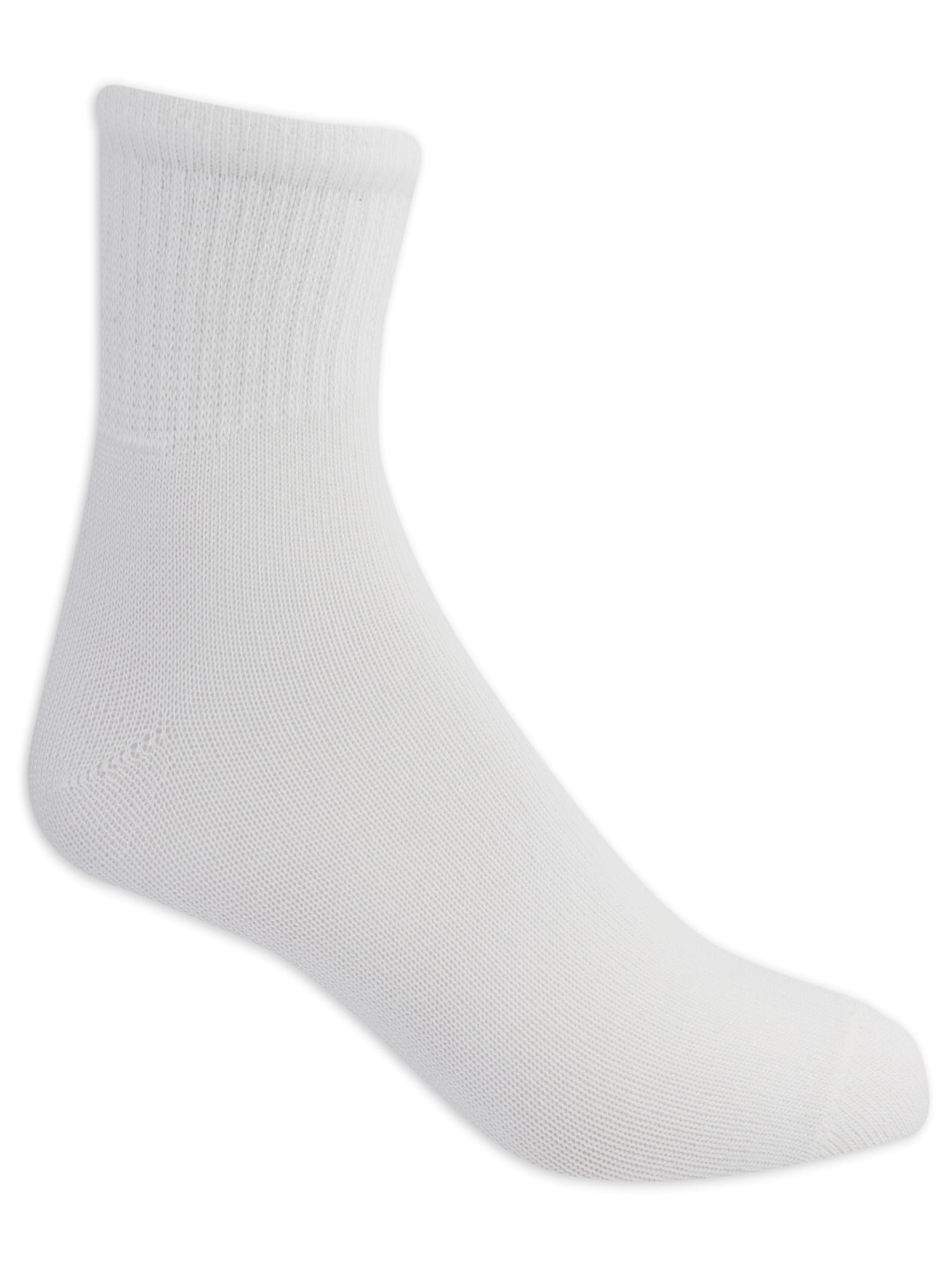 Athletic Works Men's Lightweight Ankle Socks, 12-Pack, Moisture-Wicking, Lightweight Fabric, Fits Shoe Sizes 6-12