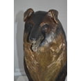 thumbnail image 6 of Nifao Collie Dog Bronze Statue – Home Decor Sculpture, 31"L x 9"W x 24"H, 6 of 11