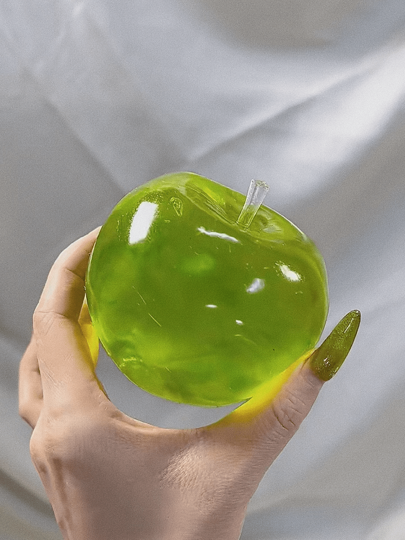 Big Apple Stress Ball Apple Fidget Toy Non-Bounce Squeeze Ball ASMR Sensory Toy Anti-Stress Toys for Kids and Adults Hand Exercise