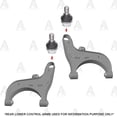 thumbnail image 3 of AUTOACER Rear Upper & Lower Control Arm Ball Joint Kit (Left + Right) 4 Pcs for Pathfinder R51 2005-2014, Armada 2006-2015, QX56 2006-2010, OEM Compatible 54500-7S002, 54500-EB300, 54500-EA009, 3 of 7
