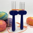 thumbnail image 1 of 3/4-Latch Hook Cord Knitting Tool DIY Binding-Off Edging Knitting Projects Crochet Tool Yarn Weaving Crocheting Needle Hook, 1 of 8