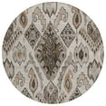 thumbnail image 2 of Addison Rugs Chantille Indoor/Outdoor Transitional Moroccan Brown Washable Round Rug, 8' x 8', 2 of 6