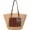 B-coffee, variant on Straw Bag for Women Woven Beach Structured Tote Handmade Crochet Carteras De Mujer Summer Shoulder Bohemian Pom Travel