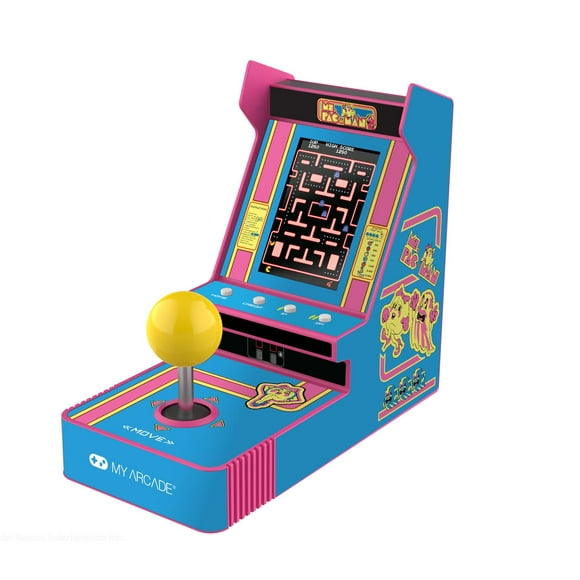 Arcade Maquinita Pac-Man retro portátil Joystick multicolor
