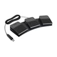thumbnail image 2 of Pedal de tres pedales USB, pedal programable de 3 teclas para control de instrumentos Negro, 2 of 9