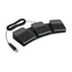 thumbnail image 2 of Pedal de tres pedales USB programable de 3 pedales para videojuegos de PC Negro, 2 of 9