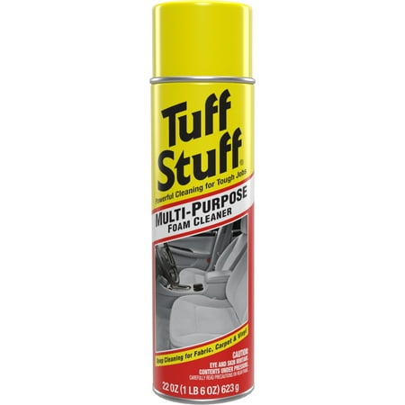 Tuff Stuff Multi Purpose Foam Cleaner for Car Detailing, Holiday Cleaning, Winter Home and Auto Messes, 22 oz