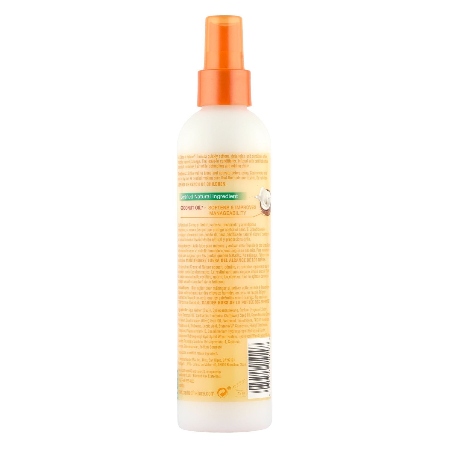 Creme of Nature Leave In Conditioner with Coconut Milk by Creme of Nature, Detangling and Conditioning, 8.45 Oz