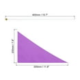 thumbnail image 2 of Uxcell 11.8'' x7.8'' Flag Stick Hand Held Mini Flag Triangle Plastic Polyester Purple 12Pcs, 2 of 5