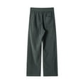 thumbnail image 6 of Atogsazn Men's Corduroy Wide Leg Pant Casual Loose Fit Drawstrin Sweatpant Baggy Trouser with Pocket 02-Dark Gray S Fashion, 6 of 6