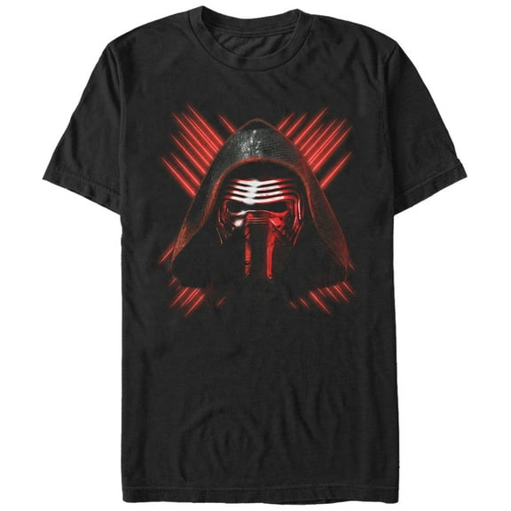 Men's Star Wars The Force Awakens Laser Kylo Ren  Graphic Tee Black Small