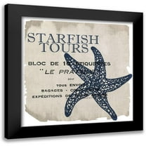 Kimberly, Allen 12x12 Black Modern Framed Museum Art Print Titled - Seahorse Bay 3