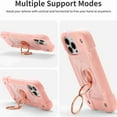 thumbnail image 3 of Dteck for iPhone 13 Pro Max Case 6.7 Inch with Ring Stand, Heavy-Duty Military Grade Shockproof Phone Cover with Magnetic Car Mount for iPhone 13 Pro Max,Rosegold, 3 of 5