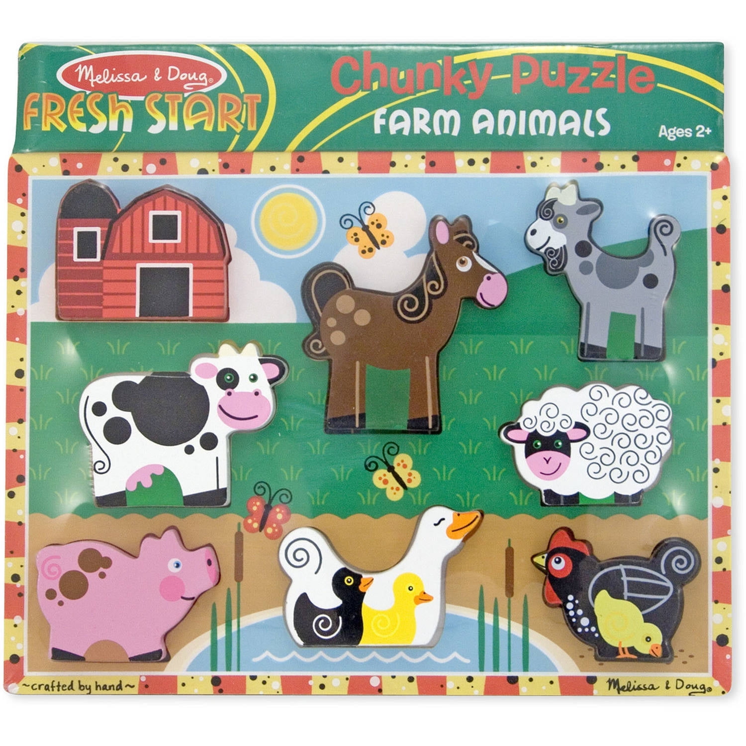 melissa and doug chunky farm puzzle