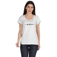 thumbnail image 1 of Inkmeso Scoop Neck Positive Vibes Only Tshirt Inspiration Typographic Tee Tops, 1 of 9