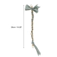 thumbnail image 2 of Unique Bargains 1 Pc Scarf Bow Handbag Strap Blue Green Metal Fabric, 2 of 5