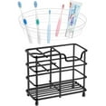 thumbnail image 3 of Somnr Stainless Steel Toothbrush and Toothpaste Holder for Bathroom, Sturdy and Hygienic, Drain and Rust Prevention,black, 3 of 6