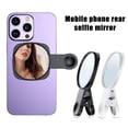 thumbnail image 2 of Universal Smartphone Camera Mirror Reflection Clip Kit – Mobile Phone Rear Selfie Mirror Attachment for High-Quality Front Camera Photos, 2 of 8