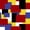 Red Yellow Navy Black, variant on Castle Fairy Mid Century Overlap Rectangle Block Twin Sheets 3pcs,Geometric Mosaic Bedding,Red Yellow Navy Black,1 Flat Sheet, 1 Fitted Sheet and 1 Pillowcase