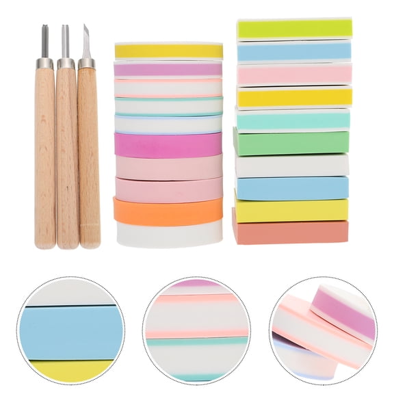 FENGGUIQU DIY Crafts Supplies Rubber Stamp Making Tools PVC 1 Set