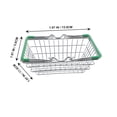 thumbnail image 2 of SHISUYAN Creative Mini Shopping Basket Storage Basket Unique Mini Desktop Adornment, 2 of 5