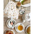 thumbnail image 4 of Yellow Brown Leaf Kitchen Dish Towels for Drying Dishes Set of 2, Modern Botanical Foliage Plant Country Waffle Weave Microfiber Hand Tea Bathroom Towels Quick Dry & Absorbent Towel 15.7x23.6, 4 of 7
