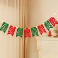 thumbnail image 4 of Christmas Decorations Luminous Flags Hanging Flags Decoration Scene Layout Lights Window Ambience Hanging Flags Christmas Tree Small Pendants Tree And Bells, 4 of 6