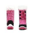 thumbnail image 4 of DREAM PAIRS Kids Boys Girls Slip Resistant Faux Fur-Lined Knee High Winter Snow Boots NORDIC PINK Size 9, 4 of 5