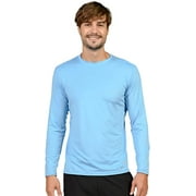 Wave Runner Swim Shirts for Men Uv Sun Protective Rash Guard Workout Shirts Quick Dry Outdoor Shirt for Fishing, Running