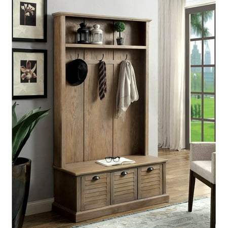 Furniture Of America Breckenwood Hall Tree Entryway Bench