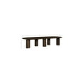 thumbnail image 3 of Meridian Furniture Dolan Brown Wood and Oak Veneer Dining Table, 3 of 14
