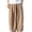 G353 Khaki, variant on Angala Mens Casual Pants Elastic Waist Culottes Pants Solid Loose Handsome Fashion Casual Mens Summer Trousers Size L Black