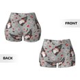 thumbnail image 5 of Picia Halloween Gnome Printed Workout Shorts for Women Seamless Scrunch Butt Lifting High Waisted Yoga Gym Booty Running Moisture-wicking Short Pants-Small, 5 of 9