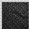 thumbnail image 4 of oneOone Polyester Spandex Black Fabric Leaves Sewing Craft Projects Fabric Prints By Yard 56 Inch Wide, 4 of 6