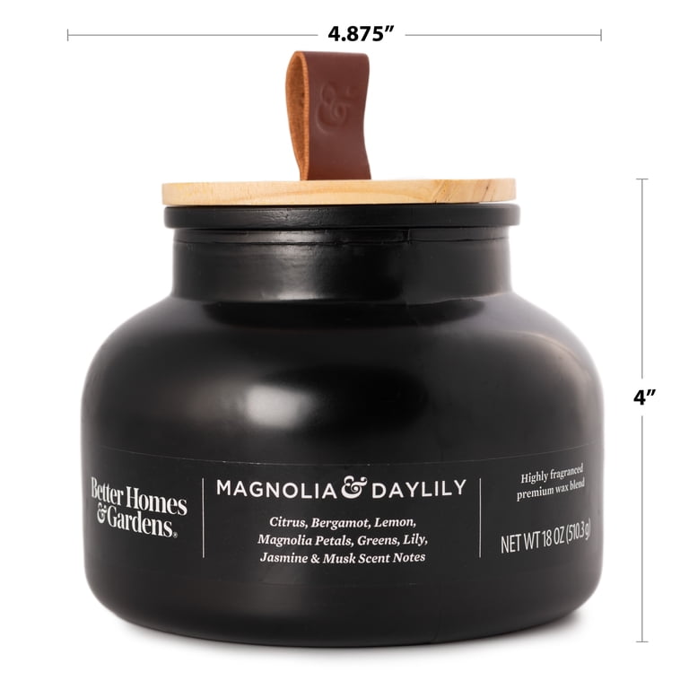 メイフラワーカンパニー Better Homes & Gardens Magnolia & Daylily Scented Wooden Wick Bell