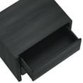 thumbnail image 5 of Linda Modern 24" Nightstand in Charcoal Grey (2-Drawer), 5 of 10