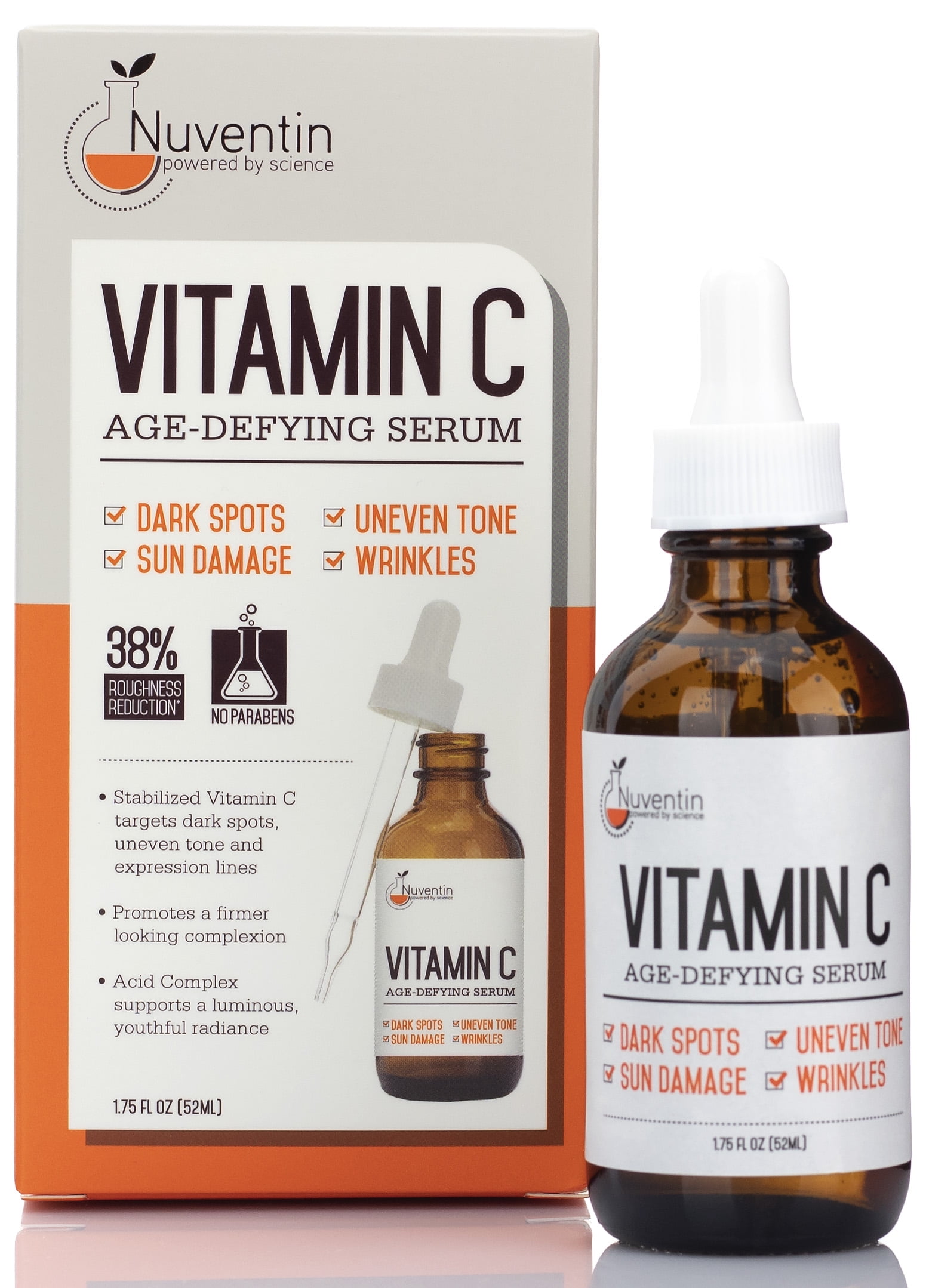 Nuventin Vitamin C Age Defying Facial Serum 1.75 fl oz