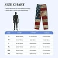 thumbnail image 4 of Logiee American Flag1 Print Pajama Pants for Men,Men’s Pajama Bottoms,Mens PJ Pants with Pockets & Button Fly-Small, 4 of 6