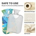 thumbnail image 4 of 2L Hot Water Bottle with Soft Velvet Cover PVC Hot Water Bag for Pain Relief Long-Lasting Warmth Two Dinosaurs, 4 of 8