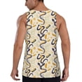 thumbnail image 3 of Fotbe Snake And Floral Pattern Men's Quick Dry Workout Tank Top Gym Muscle Tee Fitness Bodybuilding Sleeveless T Shirt Breathable Workout Shirt-XX-Large, 3 of 9