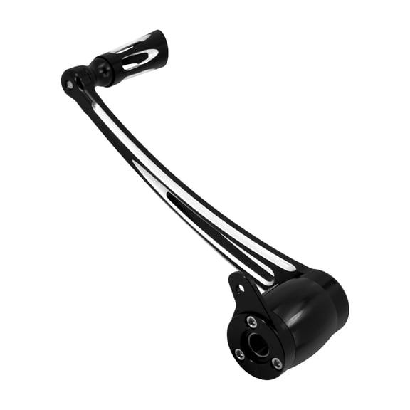 Black Brake Arm Lever Foot Peg Pedal For Harley 00-2017 Softail Fat Boy Breakout