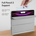 thumbnail image 3 of ESR Hybrid Case Compatible with iPad Pro 12.9 Inch 2022/2021 (6th/5th Generation), Detachable Magnetic Case, Auto Sleep/Wake, [Supports Pencil 2] Ascend Series, Gray, 3 of 8