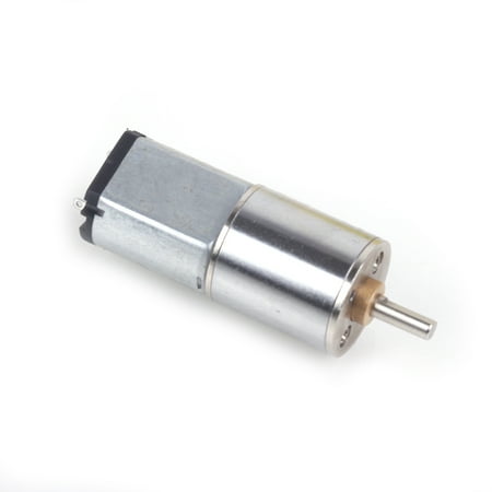 Material Box - Iron Material 16MM 6V 60RPM Powerful High Torque DC Gear Box Motor - Silver