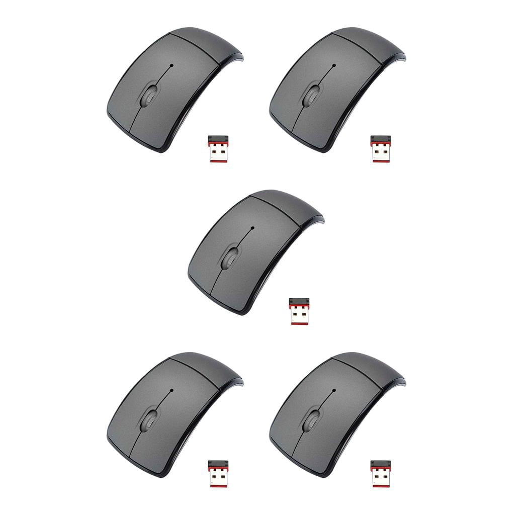 External Hardware Mouse Sidaley Wireless Folding Mouse Work Replacement Portable PC Travel ...